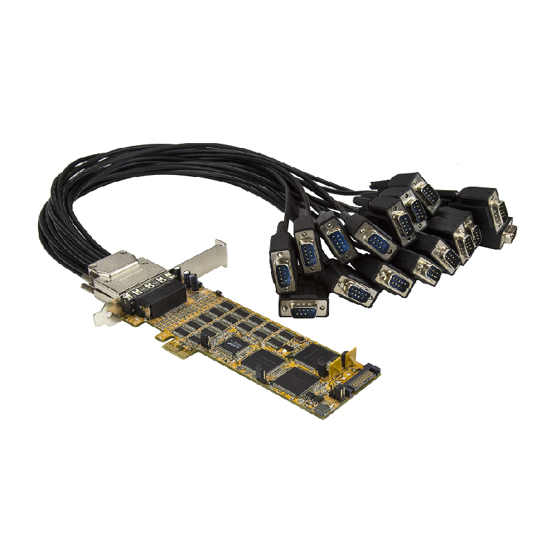 StarTech PEX16S550LP 16-Port Low-Profile Serial Card - RS232 - PCI Express