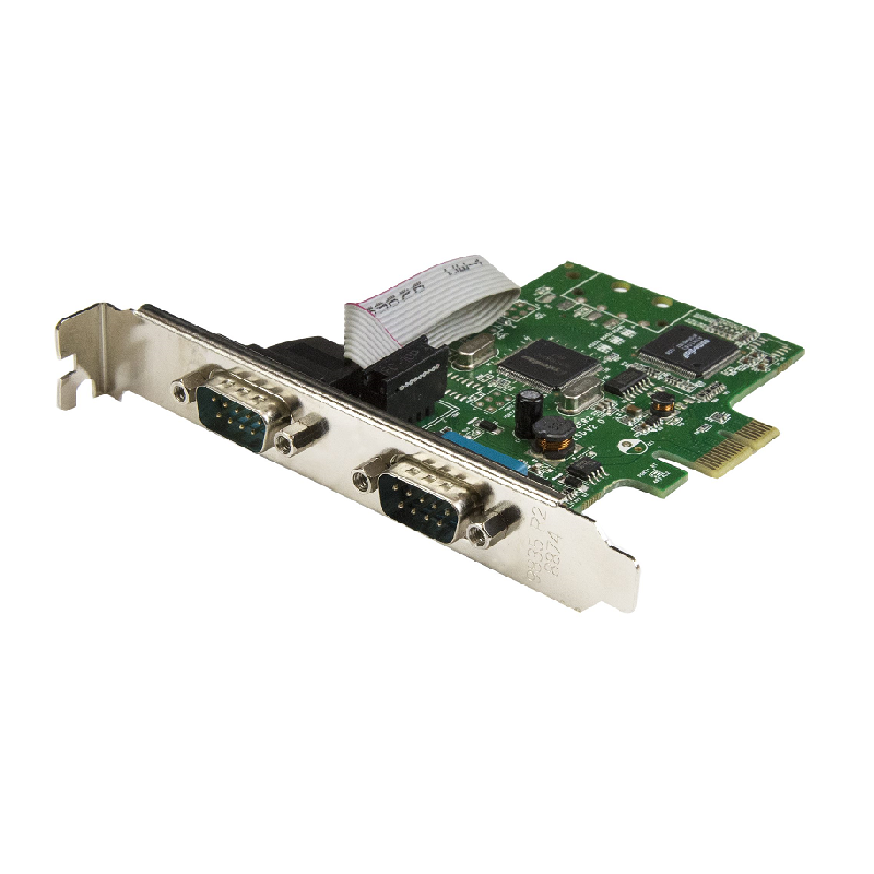 StarTech PEX2S1050 2-Port PCI Express Serial Card with 16C1050 UART - RS232
