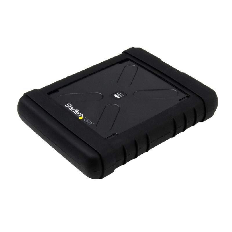 StarTech S251BRU33 Rugged HDD Enclosure - USB 3.0 to 2.5in SATA 6Gbps HDD or SSD - UASP
