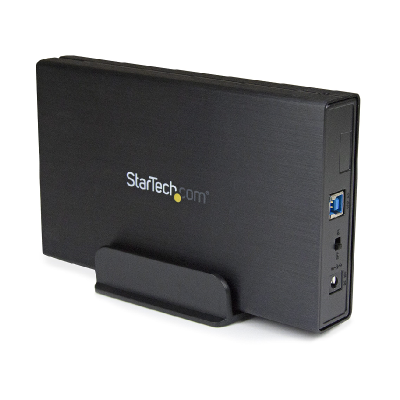 StarTech S3510BMU33 3.5in Black USB 3.0 External SATA III HDD Enclosure 