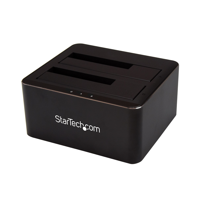 StarTech SDOCK2U33V Dual-Bay SATA HDD Docking Station for 2 x 2.5/3.5 inch SATA - USB 3.0