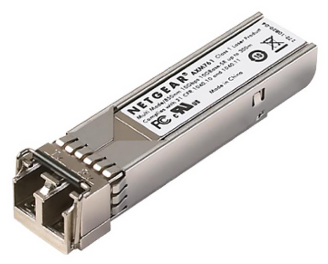 NETGEAR 10 Gigabit SR SFP+ AXM761P10-10000S, 10pk network transceiver module