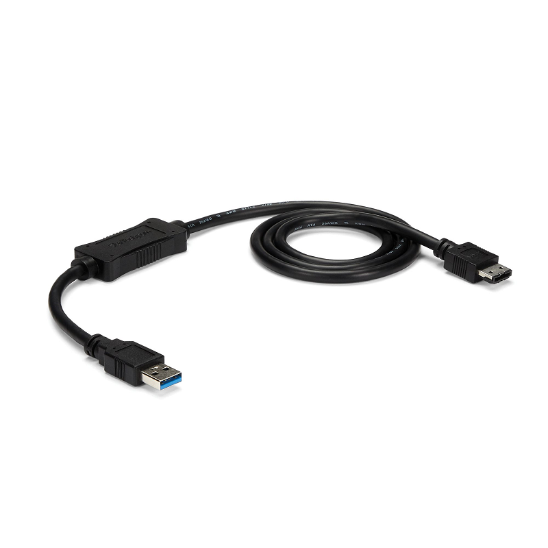 StarTech USB3S2ESATA3 USB 3.0 to eSATA HDD / SSD / ODD Adapter Cable - SATA 6 Gbps