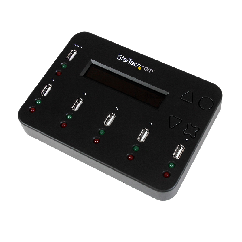 StarTech USBDUP15 Standalone 1:5 USB Flash Drive Duplicator and Eraser Flash