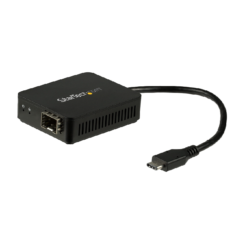 StarTech US1GC30SFP USB-C to Fiber Optic Converter - Open SFP 