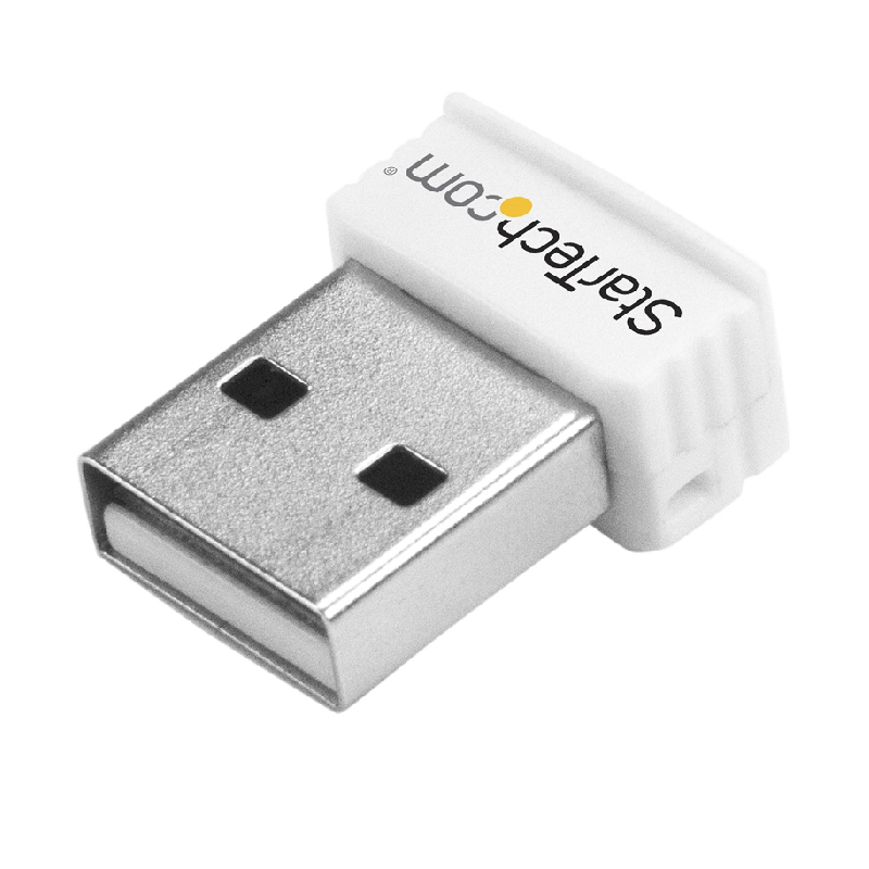 StarTech USB150WN1X1W USB 150Mbps Mini Wireless N Network Adapter - 802.11n/g 1T1R - White