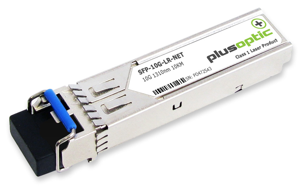 PlusOptic SFP-10G-LR-NET Netgear Compatible, SFP+, 10G, SMF, 10KM, LC