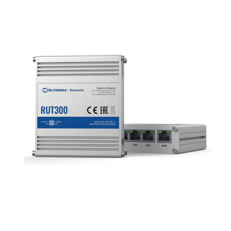 Teltonika RUT300 x5 Port Industrial Ethernet Router