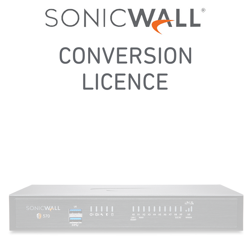 SonicWall 02-SSC-5892 HA Conversion License To Standalone Unit For TZ570 Series