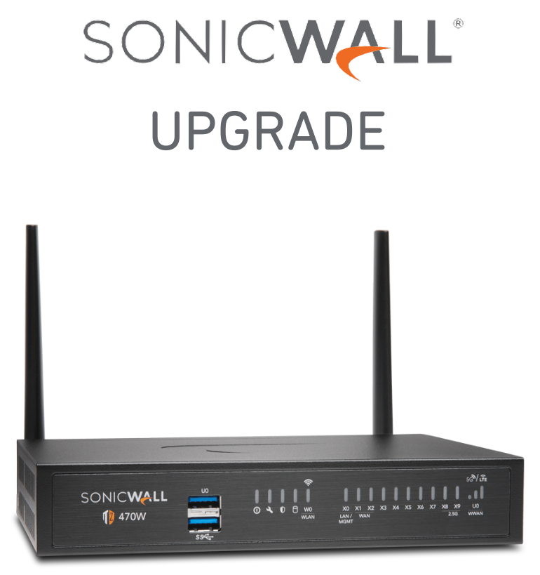 SonicWall TZ470 Wireless-AC INTL Secure Upgrade Plus - Advanced