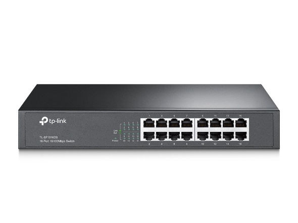 TP-Link TL SF1016DS 16-Port 10/100Mbps Unmanaged Network Switch