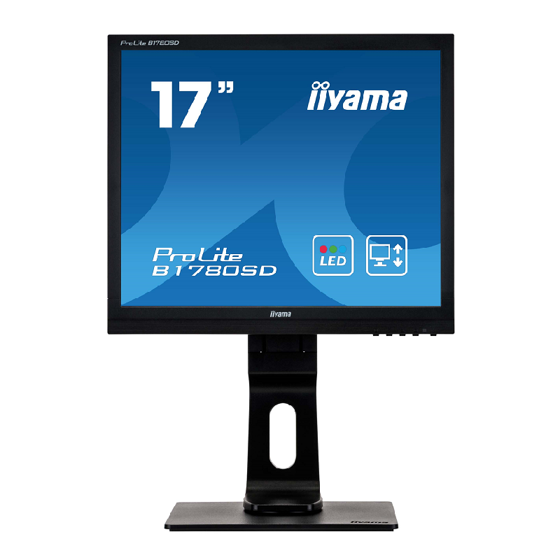 iiyama ProLite B1780SD-B1 17 Inch 5:4 Black, Height Adjustable