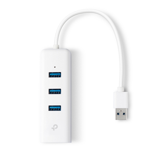 TP-Link UE330 USB 3.0 3-Port Hub & Gigabit Ethernet Adapter 2 in 1 USB Adapter
