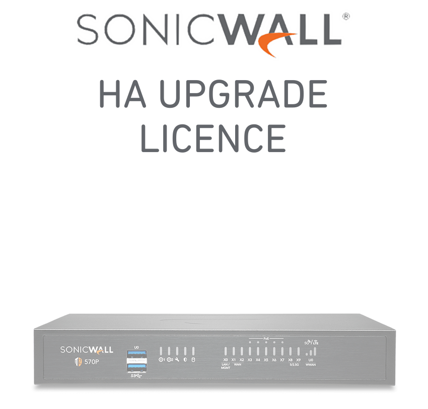 SonicWall 02-SSC-6236 Stateful HA Upgrade For TZ570P Series