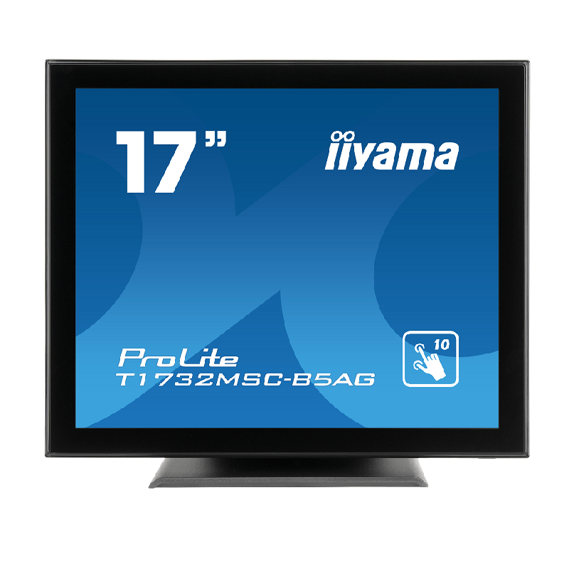 iiyama ProLite T1732MSC-B5AG 17 Inch Black, Anti Glare, 5:4, HDM, D-P, Bezel Free