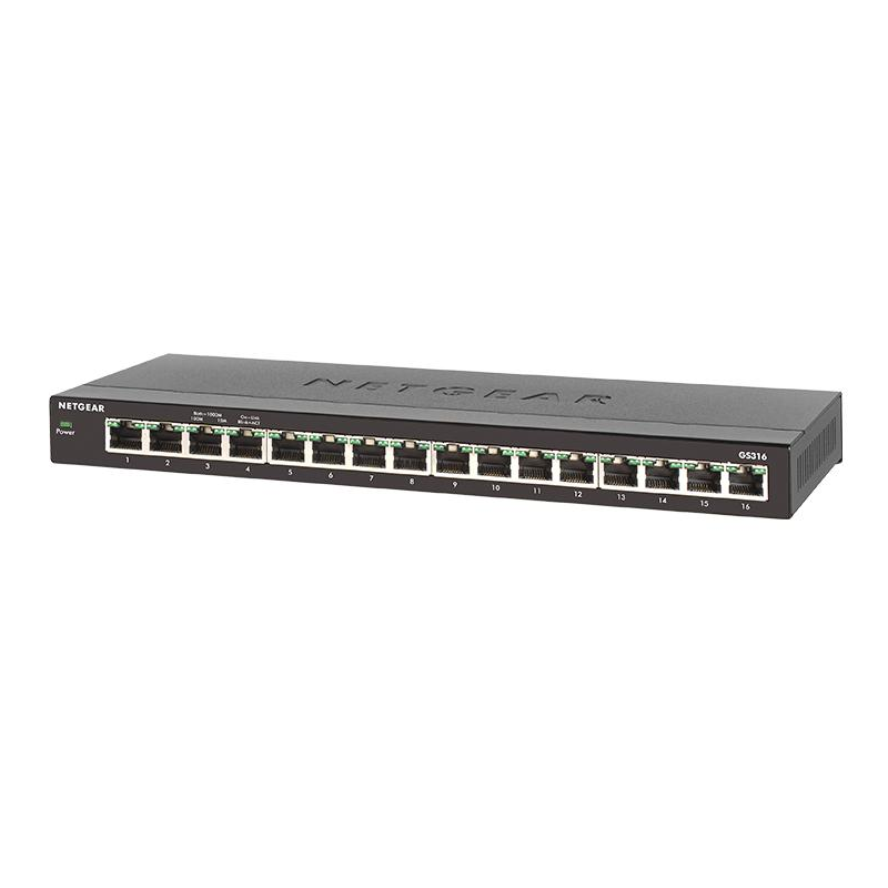 Netgear GS316 16-Port Gigabit Ethernet Switch