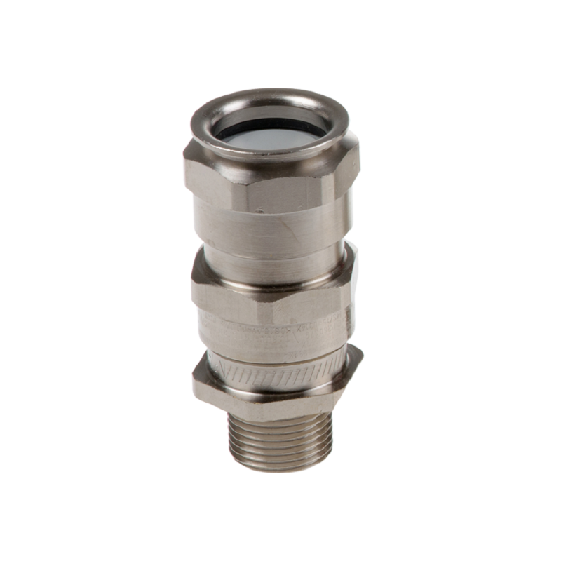 Axis 01846-001 EX D Cable Gland in Nickel-Plated Brass, for armored cables 13.5-21mm