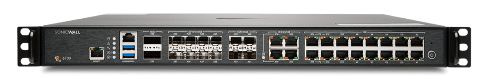 SonicWall 02-SSC-9598 NSA 6700 Firewall Appliance w/ 1 Year Total Secure Essential Edition
