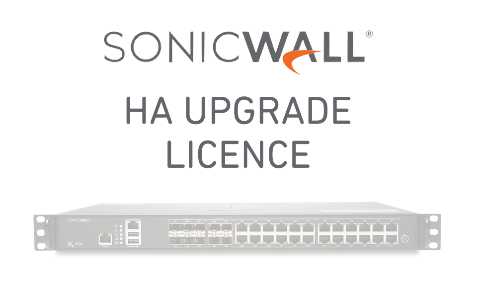 SonicWall 02-SSC-8724 Stateful HA Upgrade for NSa 3700 Series 