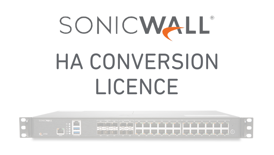SonicWall 02-SSC-8903 HA Conversion License to Standalone Unit for NSa 3700 