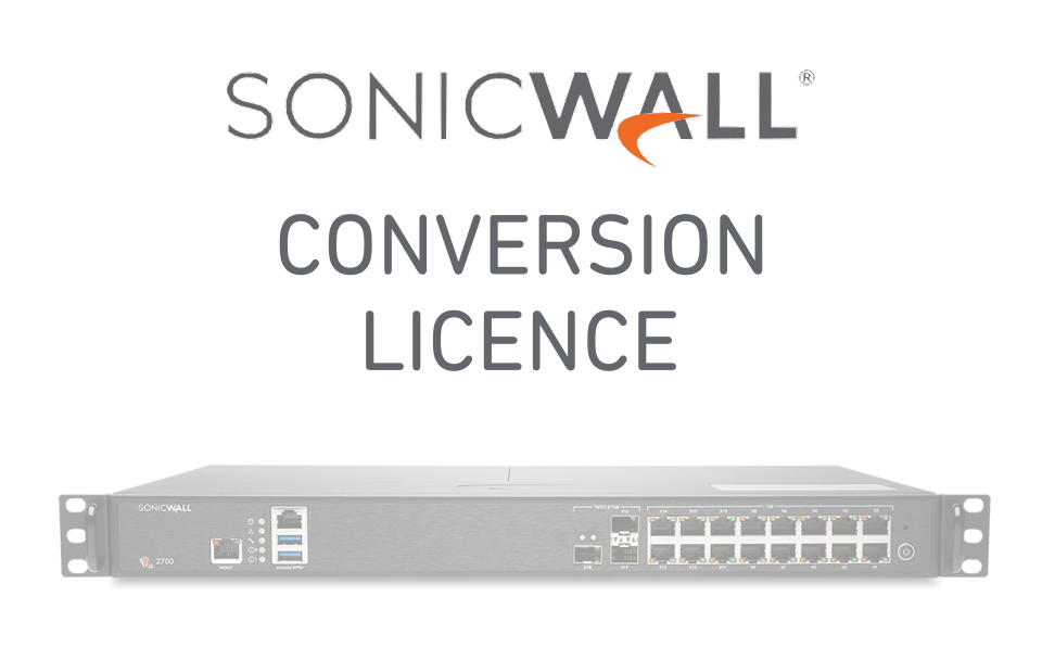 SonicWall 02-SSC-8387 NSA 2700 HA Conversion License to Standalone Unit 