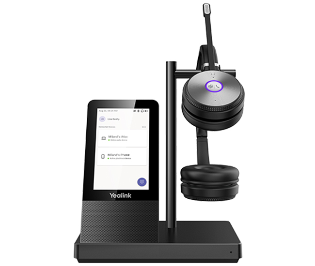 Yealink WH66 Dual UC Workstation DECT Wireless Headset 