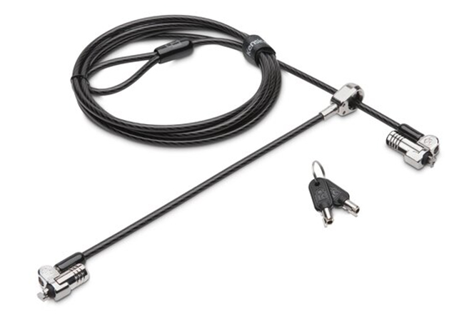 Kensington K64448WW NanoSaver Keyed Dual Head Laptop Lock
