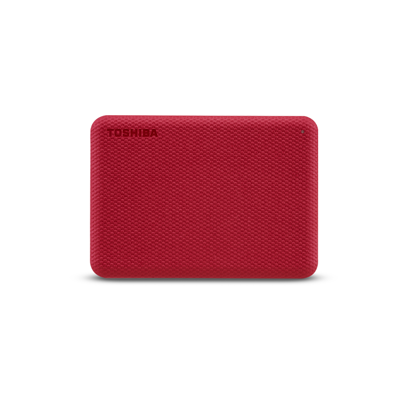 Kioxia Canvio Advance 2.5 External Hard Drive - Red