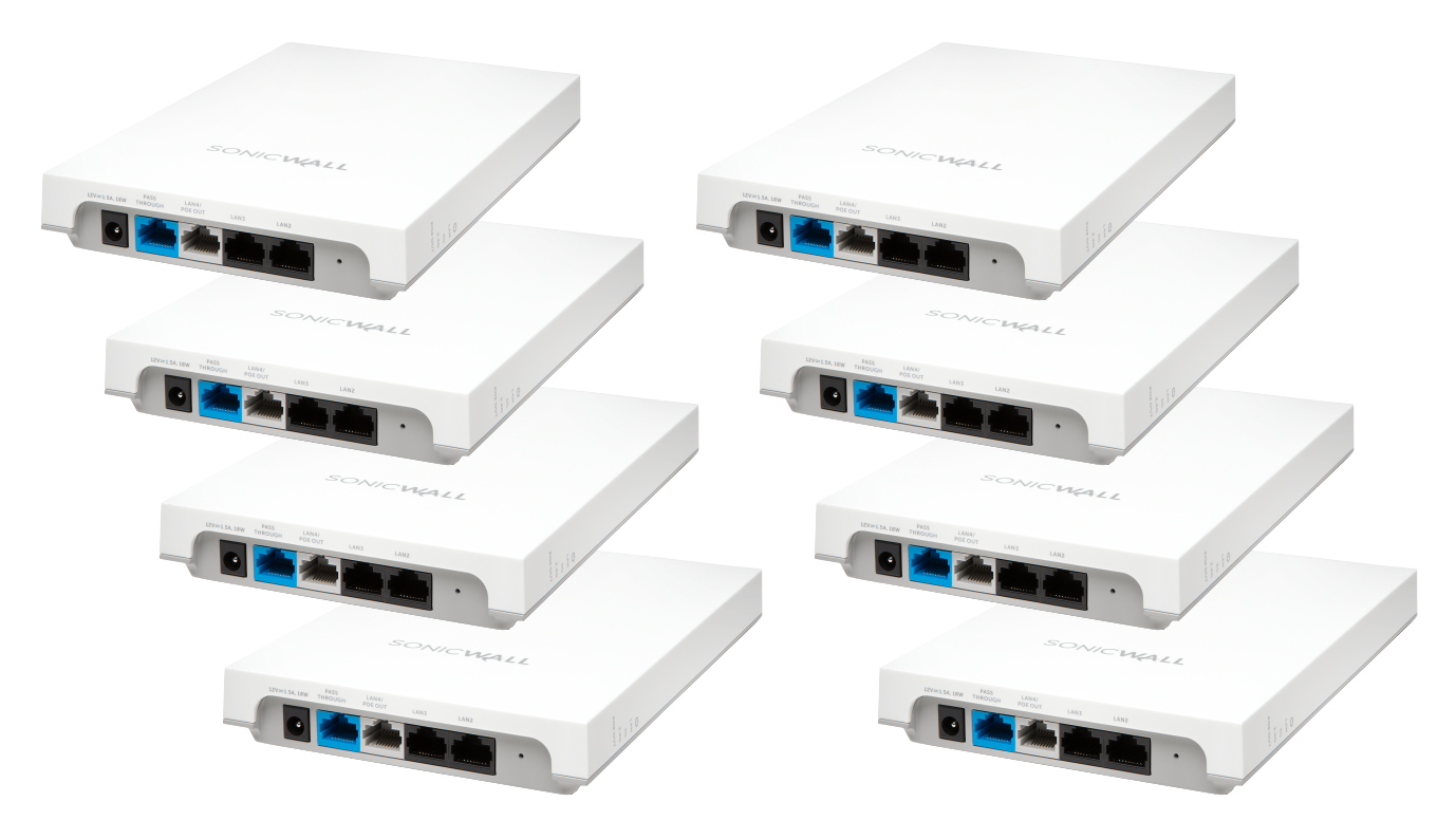 SonicWave 224W Wireless Access Point 8-Pack Secure (No PoE) INTL