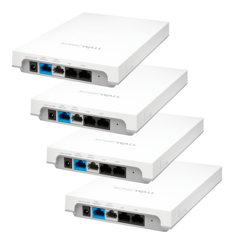 SonicWall SonicWave 224W Wireless Access Point 4Pk Secure Upgrade Plus (No PoE) INTL