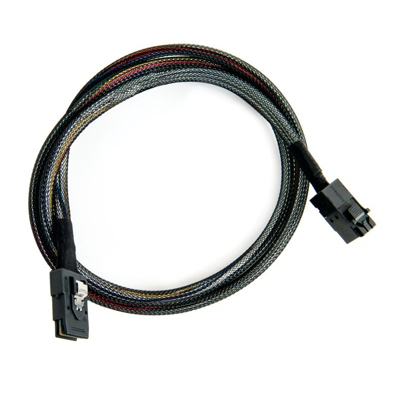 Microchip 2279700-R 1 m Mini-SAS/Mini-SAS HD Data Transfer Cable for Backplane