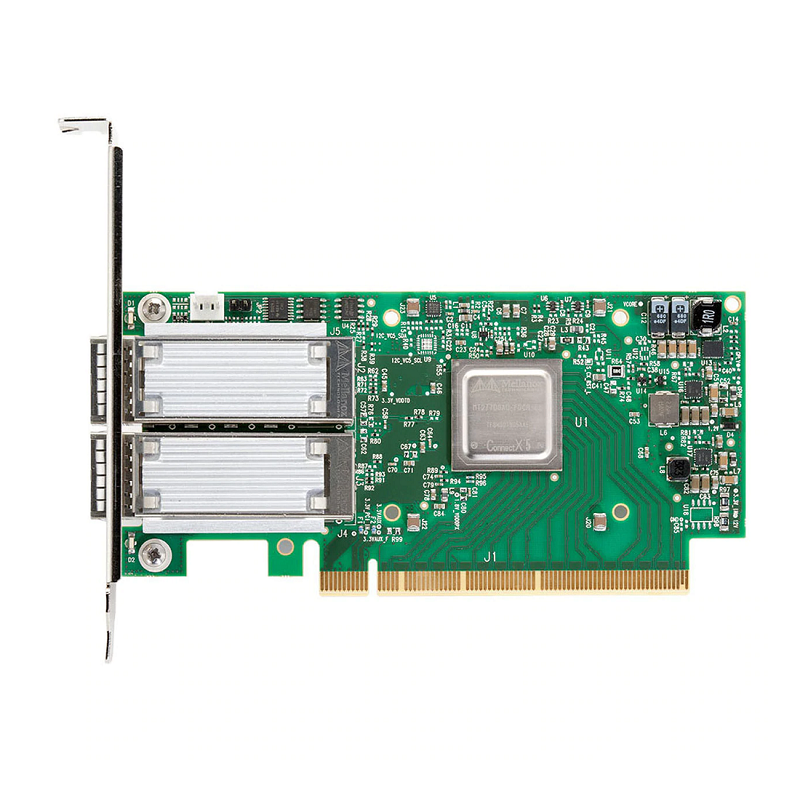 Mellanox MCX516A-BDAT CONNECTX-5 EX EN NIC 40GBE Dual-Port QSFP28 PCIE 4.0 X16