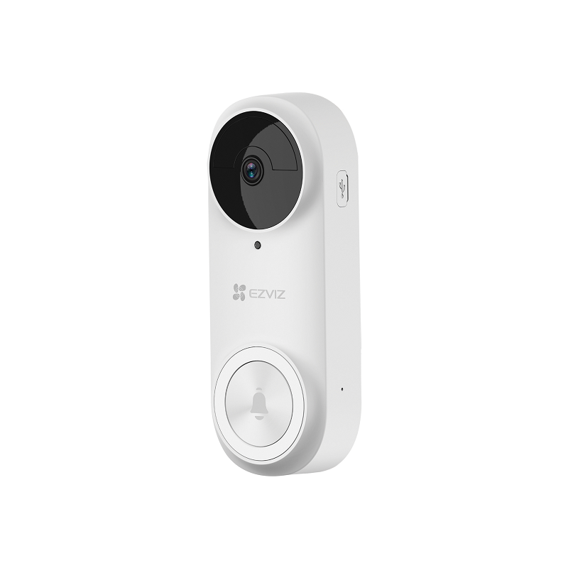EzViz DB2 Pro Kit 5MP Battery Doorbell, Grey