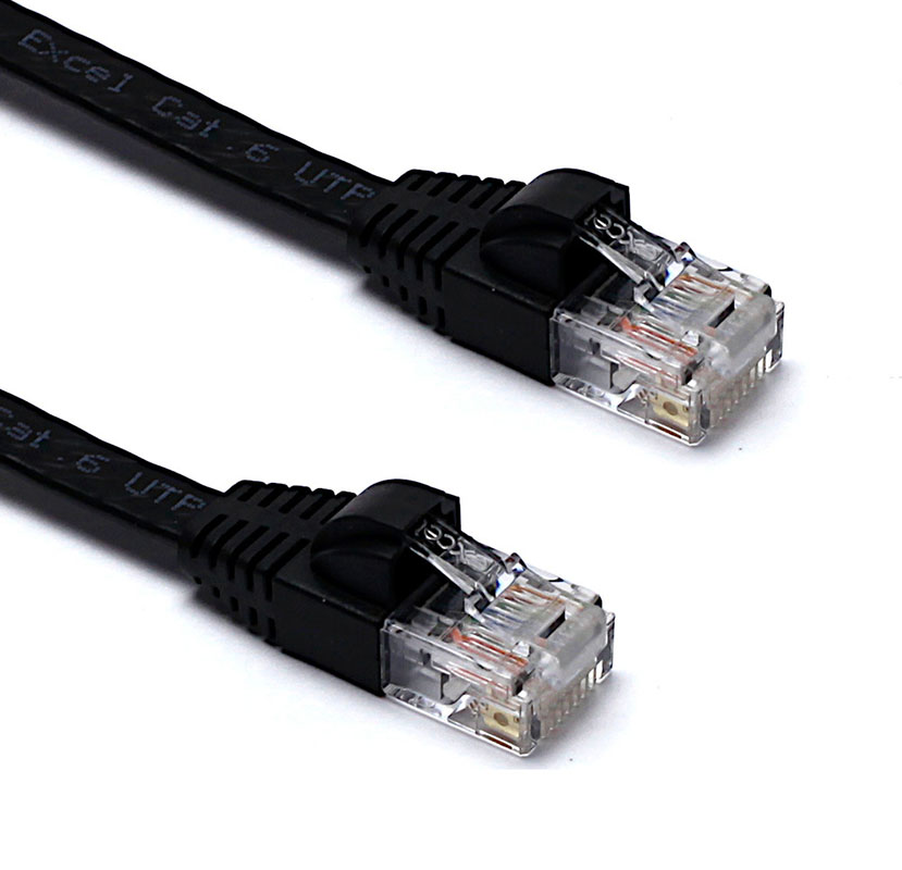 Skinny Ethernet LAN UTP CAT6 Cable - 3mm diameter - 30cm long