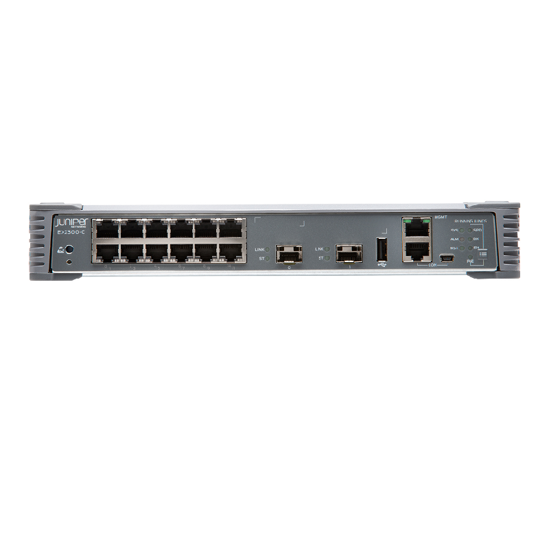 Juniper Networks EX2300-C-12T EX2300 Compact Fanless 12-port Switch 