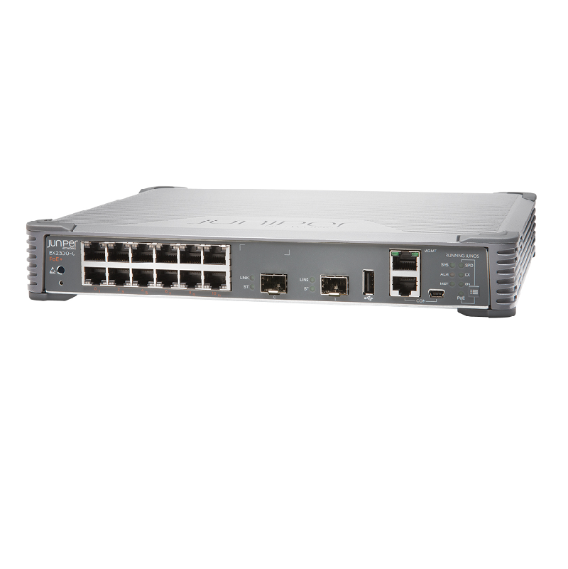 Juniper Networks EX2300-C-12P EX2300 Compact Fanless 12-port PoE+ Switch