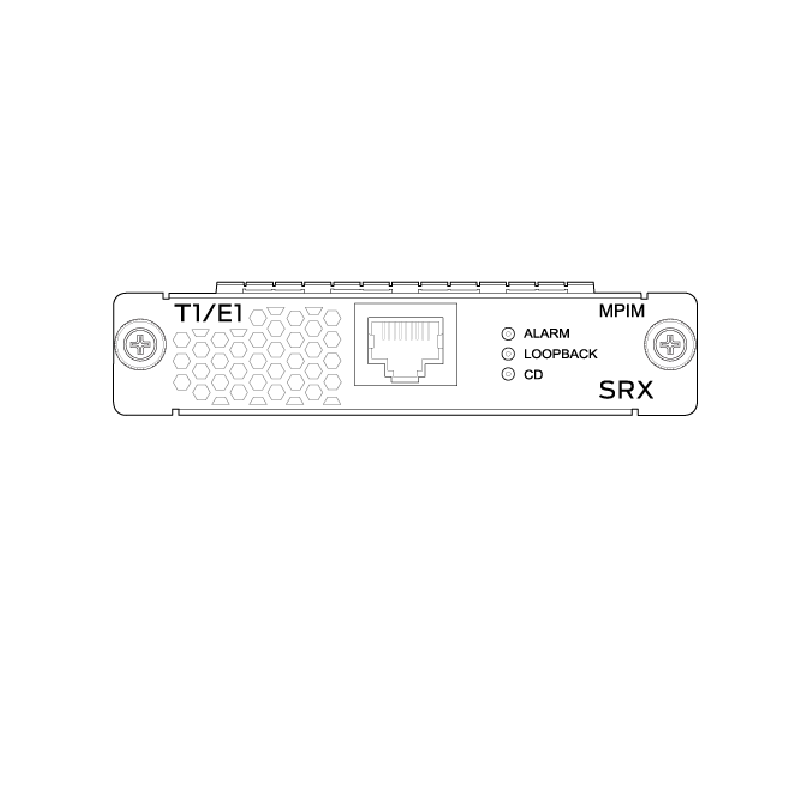 Juniper Networks SRX-MP-1T1E1-R 1 port T1E1; ROHS compliant