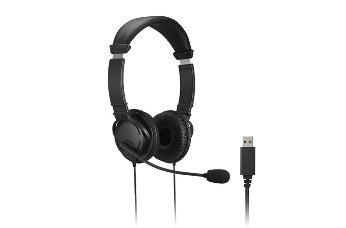 Kensington K33065WW Hi-Fi Headphones with Mic and Volume Control