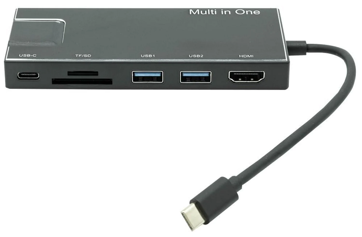 Dynamode C-TC-DK-HDMICR USB Type-C to HDMI 4K Card Reader, Gigabit & USB3