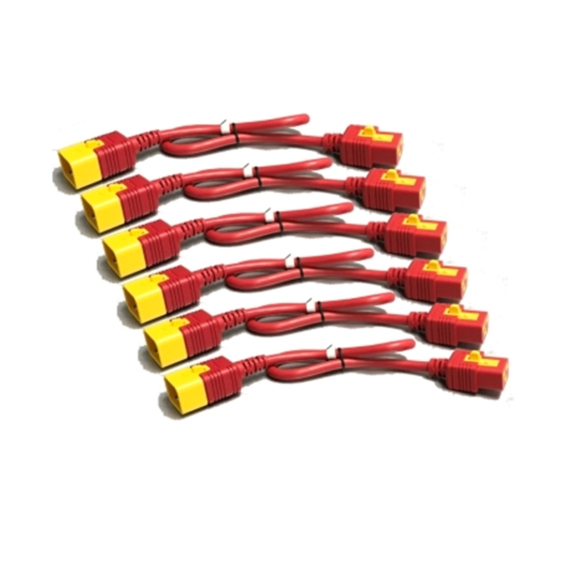 APC AP8716SX340 C19 to C20 1.8M Red Power Cord Kit 