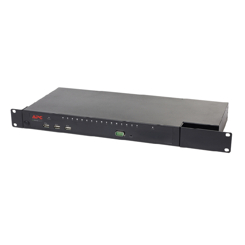 APC KVM1116R 2G 16 Port 1 Remote User Rack mounted KVM Switch