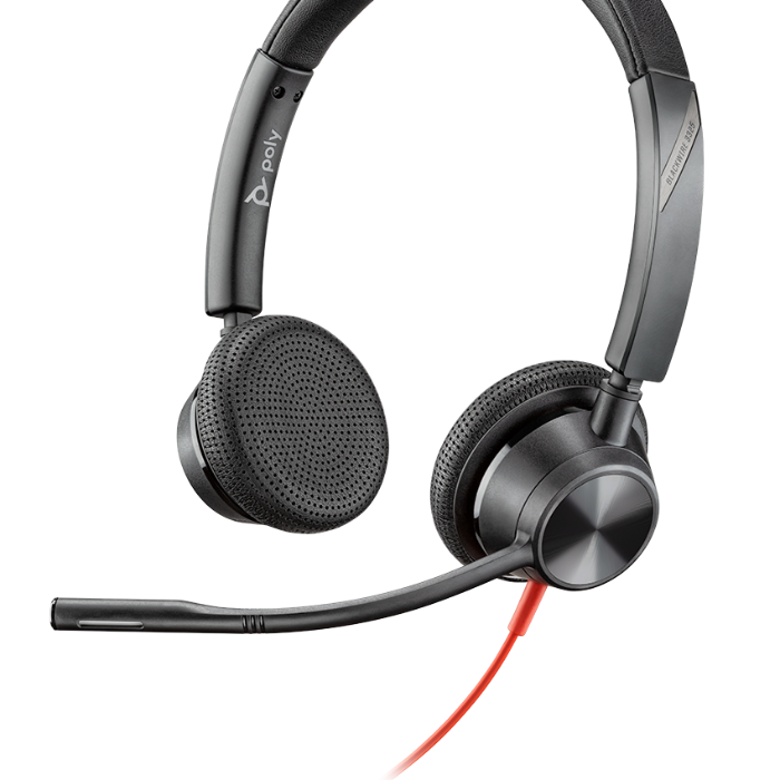 Poly 213935-01 Blackwire 3320 Headset, USB-C