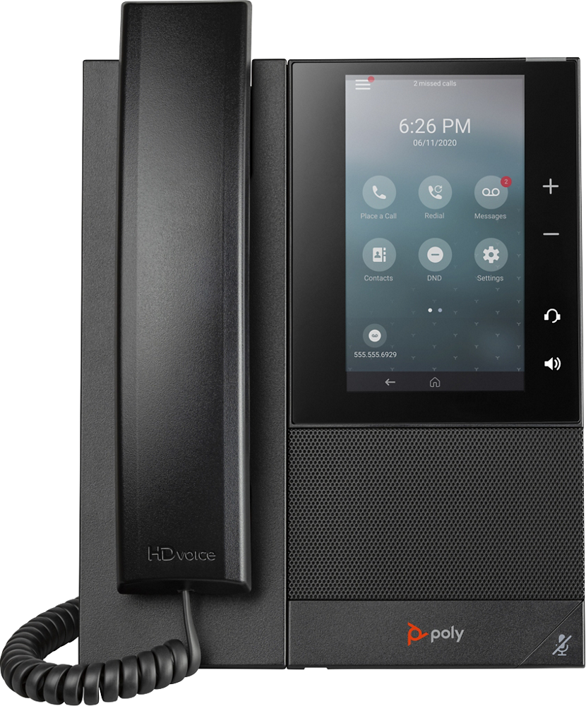 Poly 2200-49720-025 CCX 500 IP Phone Black LCD