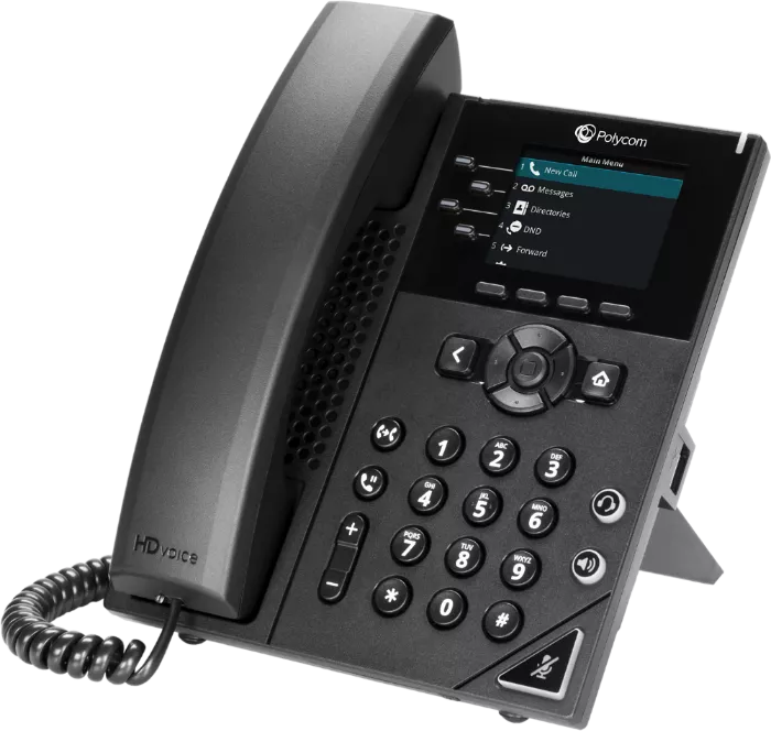 Poly 2200-48820-025 250 IP Phone Black 4 lines LCD