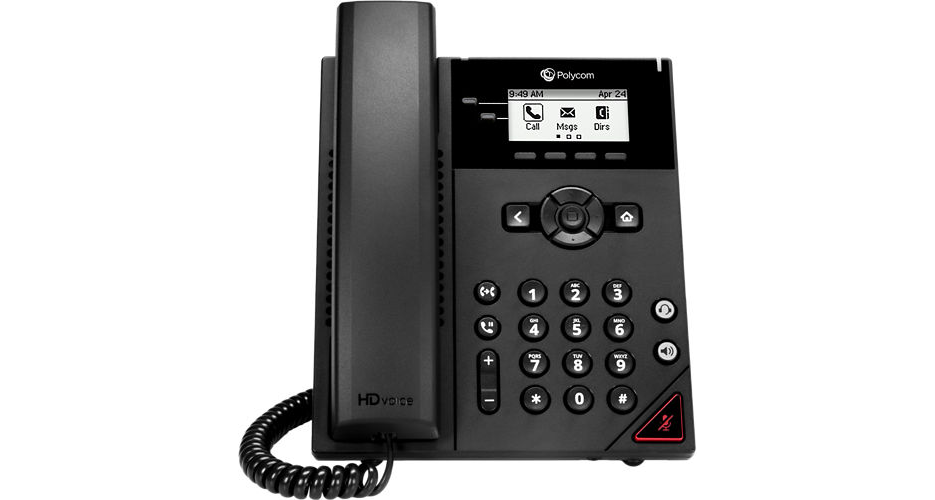 Poly 2200-48810-025 150 IP Phone Black 2 lines LCD
