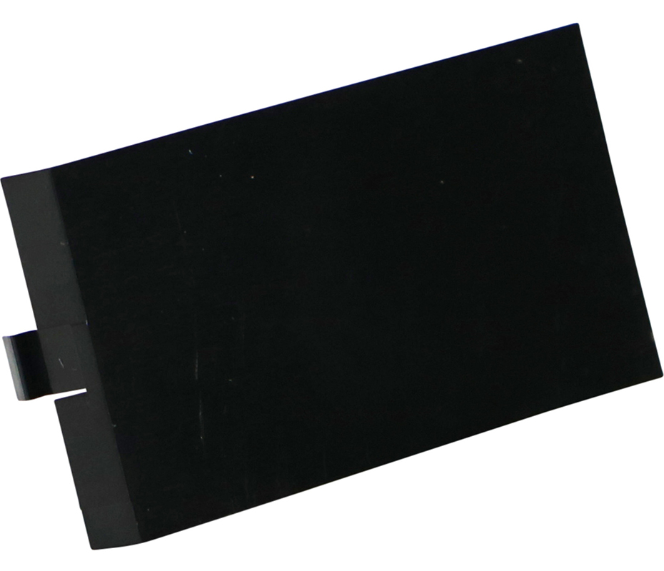 Excel Black Full Width (25mm) Blank Plate