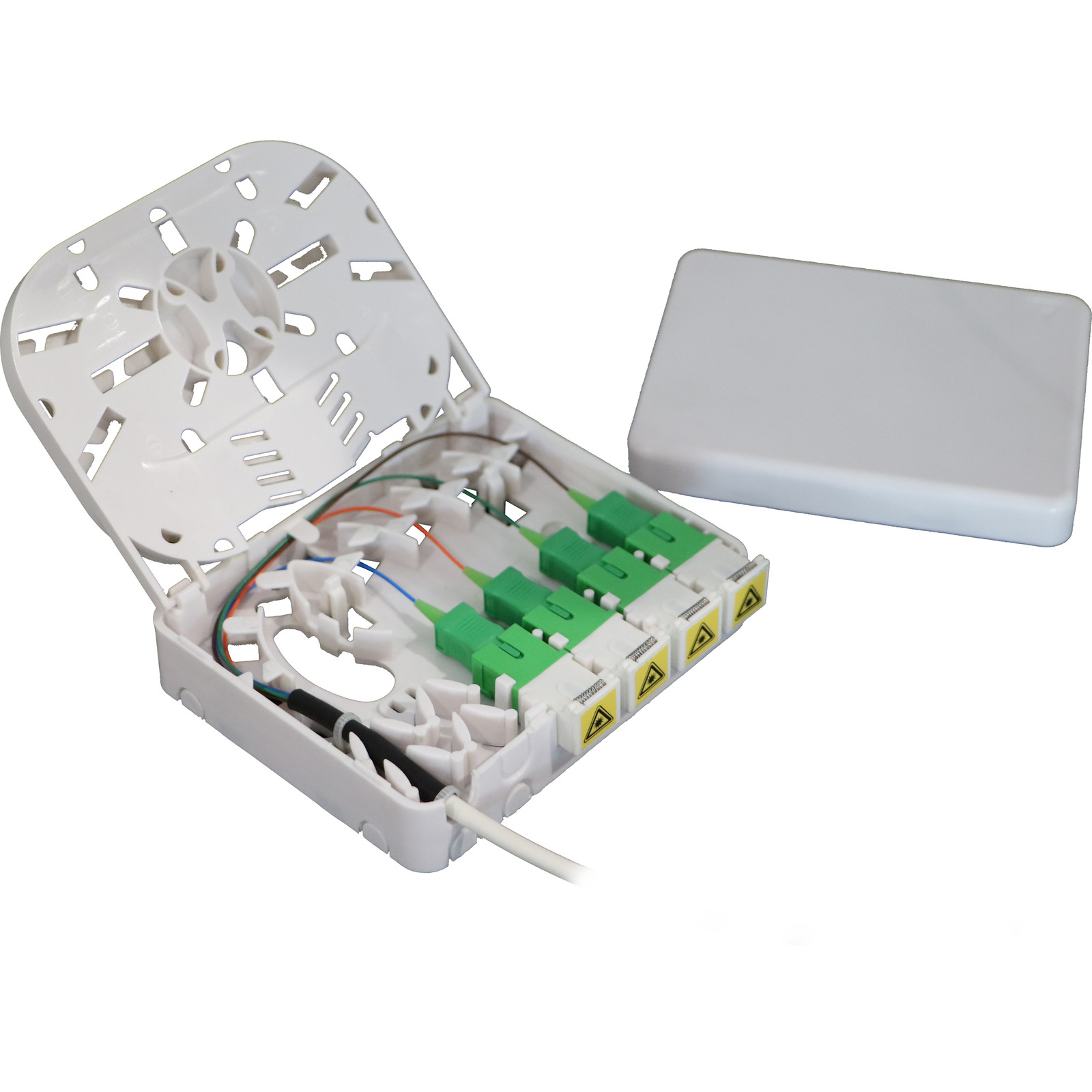 Enbeam FTTH 4 Port SC Outlet with 50m drop Cable