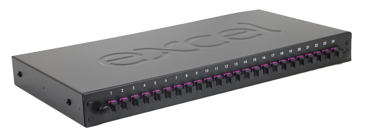 Enbeam 24 Way LC Duplex Fibre Panel