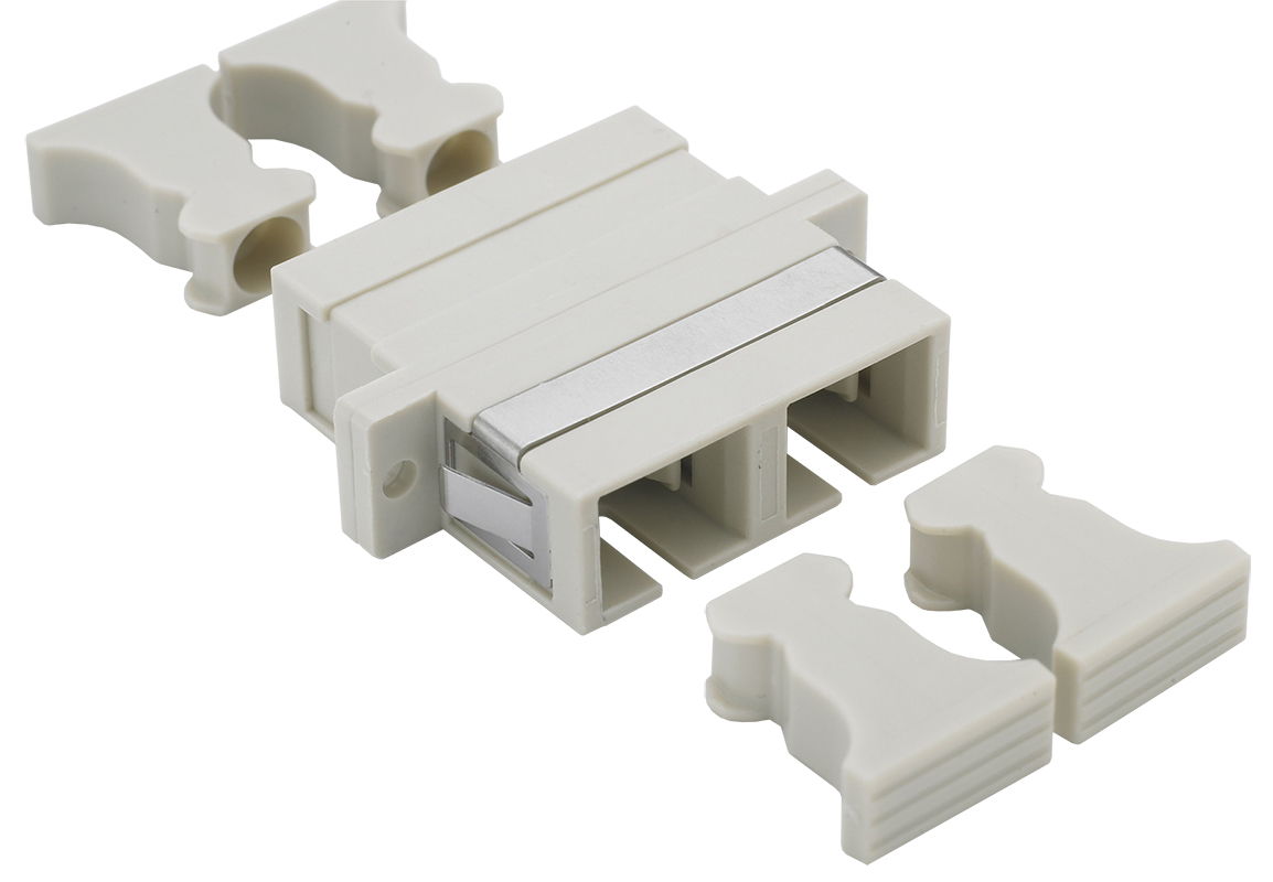 Enbeam SC Duplex Adaptor Multimode - Ivory 6-Pack