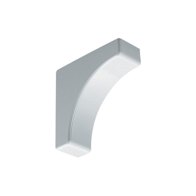 Marshall Tufflex MCEC1WH Cornice End Cap, White, 10 Pk